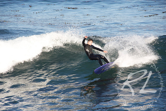 Into the wave!